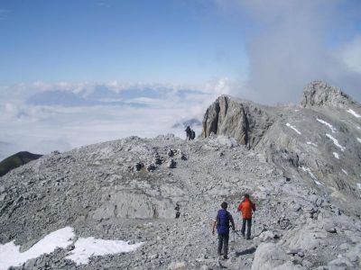 005-Abstieg vom Sulzfluhgipfel